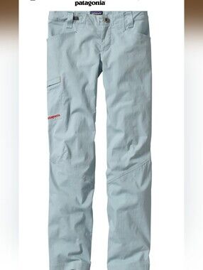 Patagonia Womens Venga Rock Pants Pale Blue SZ.8